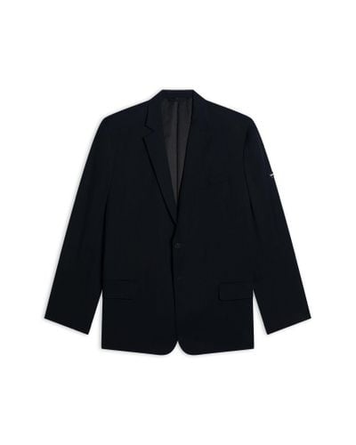 Balenciaga Washed Jacket - Blue