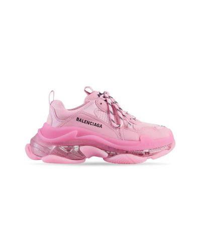 pink balenciaga sneakers outfit