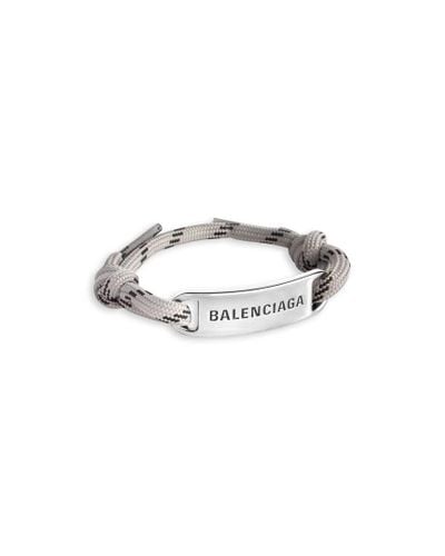 Balenciaga Plate Bracelet - Metallic