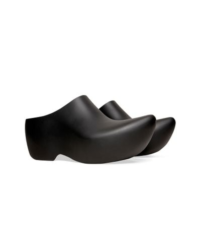 Balenciaga Technoclog Platform Mules - Black