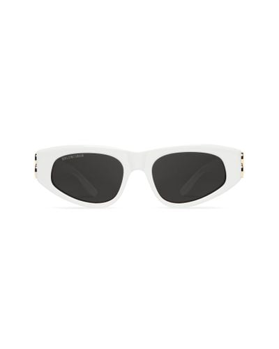 Balenciaga Dynasty D-frame Sunglasses - White