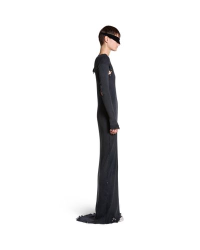 Balenciaga Lingerie Maxi Dress - Black
