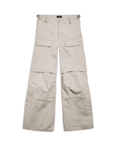 Balenciaga Pantalón cargo flared - Gris