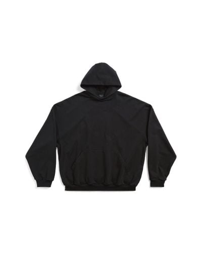 Balenciaga Bb paris strass hoodie large fit - Schwarz