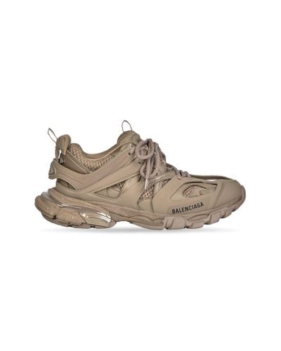Balenciaga Track Panelled Trainers - Brown