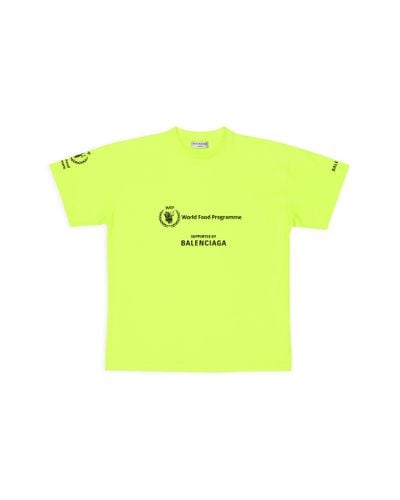 Balenciaga T-shirt wfp medium fit - Verde