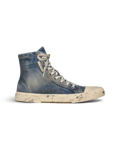 Balenciaga Zapatillas paris high top - Azul