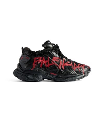 Balenciaga Runner Graffiti Sneakers Black