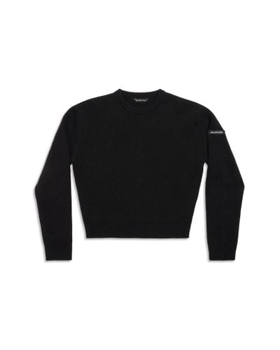 Balenciaga Pullover mit Rundhalsausschnitt - Schwarz