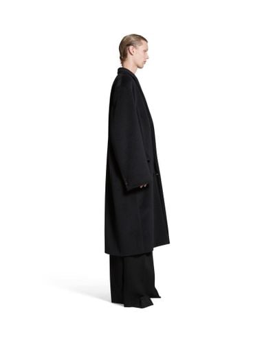 Balenciaga Skater Tailored Coat - Black