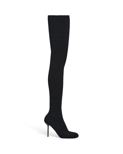 Balenciaga Anatomic 110mm Over-the-knee Boot - Black