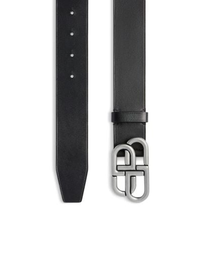 Balenciaga Bb Extra Large Belt - Black