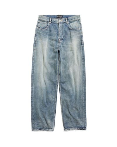 Balenciaga Loose Fit Jeans - Blue