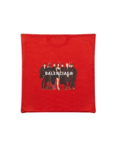 Balenciaga Jersey Pillow - Red