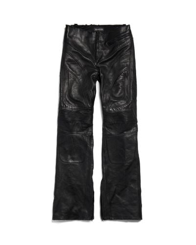Balenciaga Low Waist Biker Pants - Black