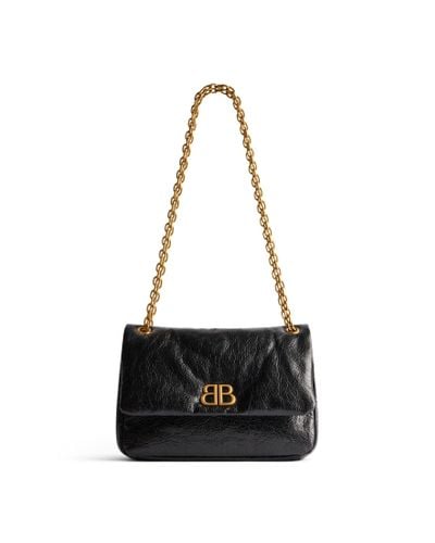 Balenciaga Monaco Mini Bag - Black
