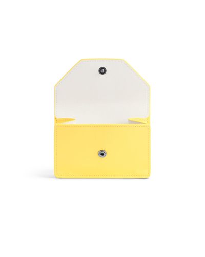 Balenciaga Envelope Mini Wallet - Yellow