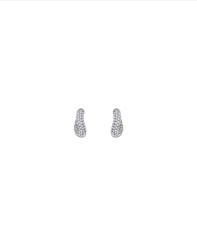 Balenciaga Loop Xxs Earrings - White