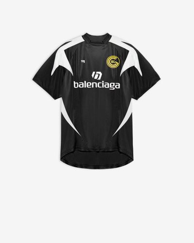 Balenciaga Camiseta Soccer - Negro