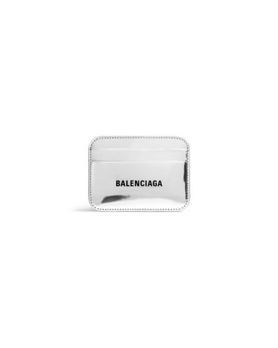 Balenciaga Cash Card Holder Mirror Effect - White