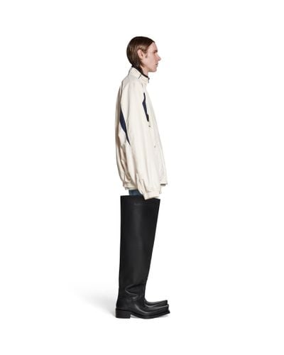 Balenciaga 3b Sports Icon Medium Fit Tracksuit Jacket - White