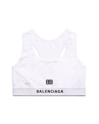 Balenciaga Sujetador sports - Blanco