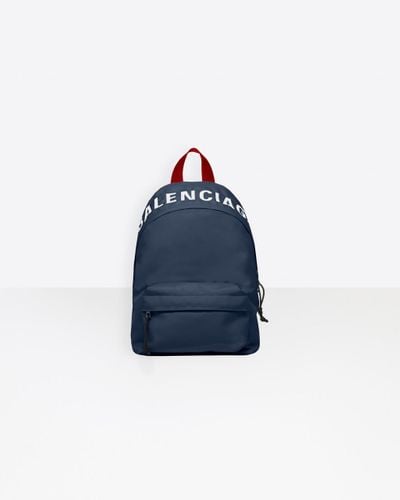 Balenciaga Wheel Backpack S - Blue