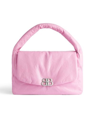 Balenciaga Monaco Large Sling Bag - Pink