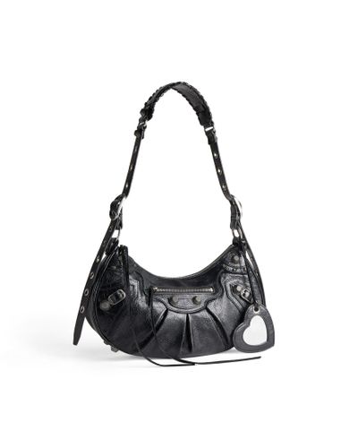 Balenciaga Le Cagole Xs Leather Shoulder Bag - Black