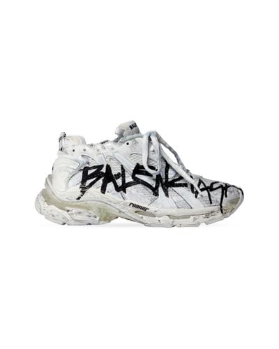 Balenciaga Runner graffiti sneaker - Grau