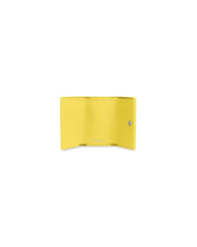 Balenciaga Papier Mini Wallet - Yellow