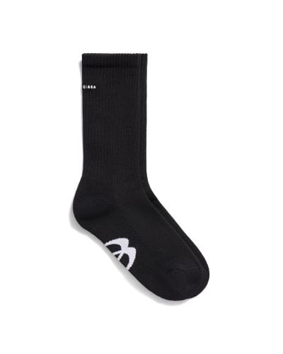 Balenciaga Unity Sports Icon Socks - Black