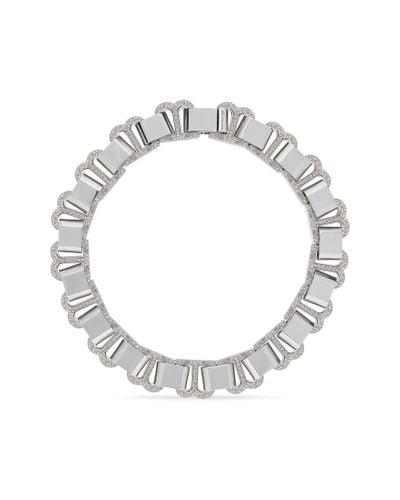 Balenciaga Hourglass Necklace Choker - Metallic