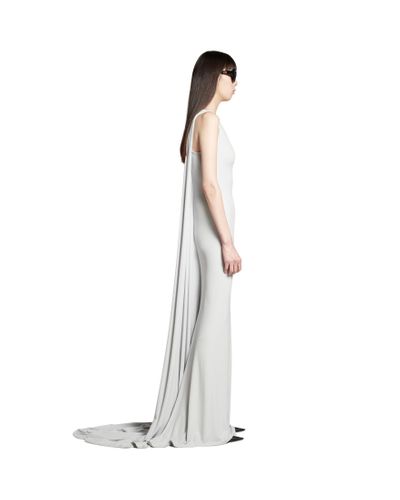Balenciaga Cb Tank Top Gown - White