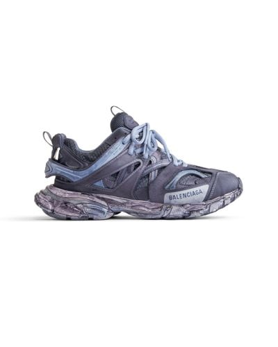 Balenciaga Sneakers Track con inserti - Blu