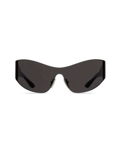 Balenciaga Gafas de sol mono cat 2.0 - Negro