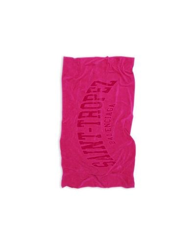 Balenciaga Cities Saint Tropez Towel - Pink