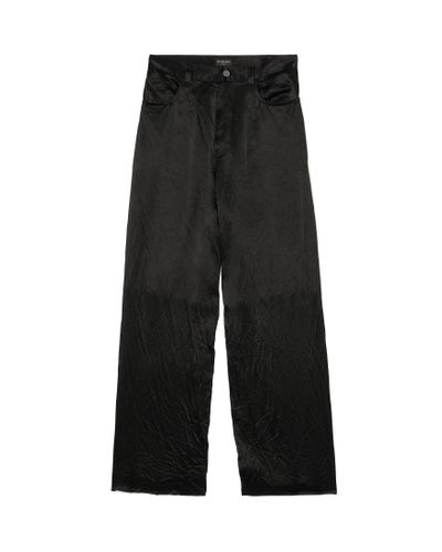Balenciaga Pantaloni 5 pocket baggy - Nero