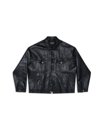 Balenciaga Denim Style Jacket - Black