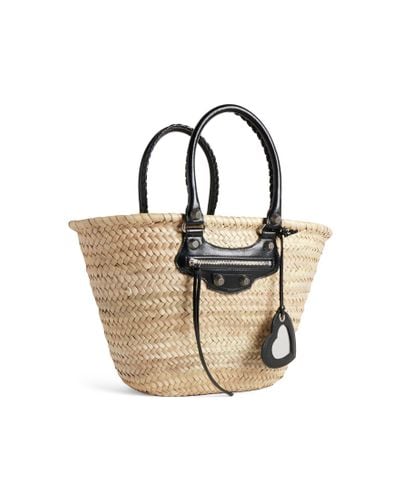 Balenciaga Medium Le Cagole Basket Bag - Metallic