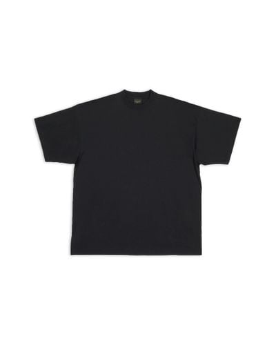Balenciaga Camiseta oversized - Negro