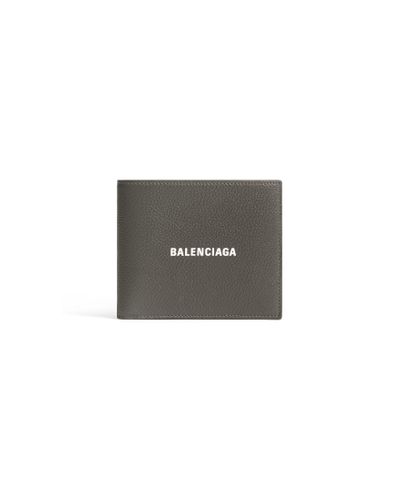 Balenciaga Cash quadratische falt-brieftasche - Grau