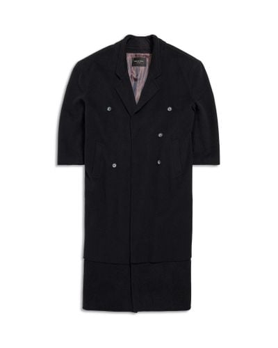 Balenciaga Flatground Maxi Coat - Black