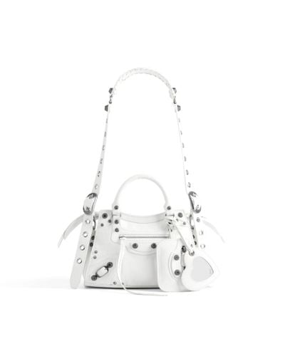 Balenciaga Neo Cagole Xs Handbag - White