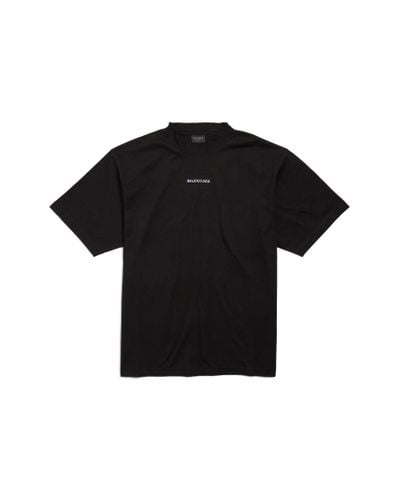Balenciaga New back t-shirt medium fit - Schwarz