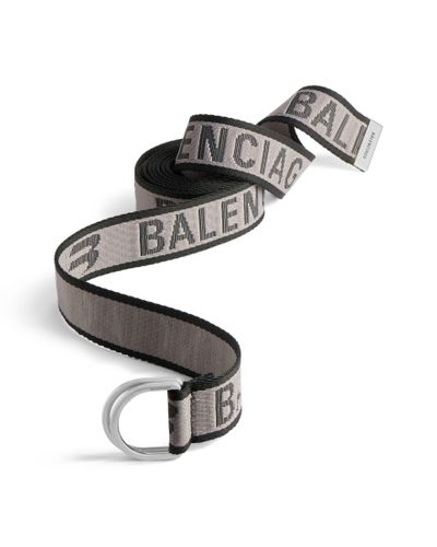 Balenciaga D Ring Belt - Metallic