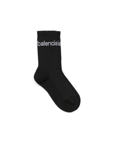 Balenciaga Calcetines bal.com - Negro