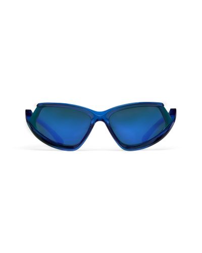 Balenciaga Side Xpander Cat Sunglasses - Blue