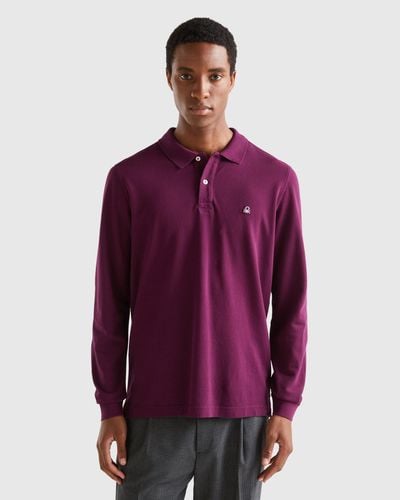 Polo manica sales lunga benetton