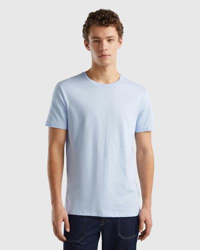 Benetton T-shirt Celeste - Blu